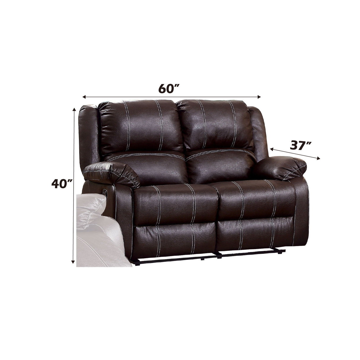 Zuriel - Recliner Loveseat