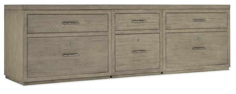 Linville Falls 96" Credenza with File and Two Lateral Files - 6150-10931-85