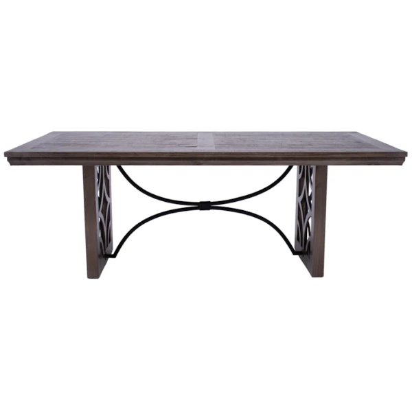 Z Westgate Dining Table & 6 Chairs - WGDTGR+WGDCGRx6