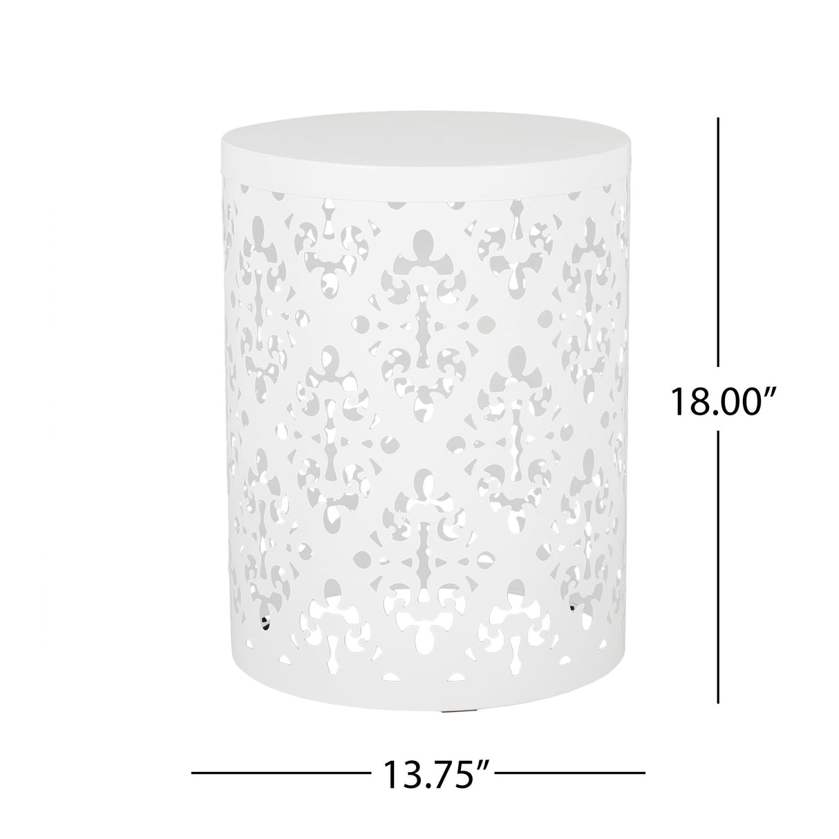 Outdoor Metal Modern Design End Table