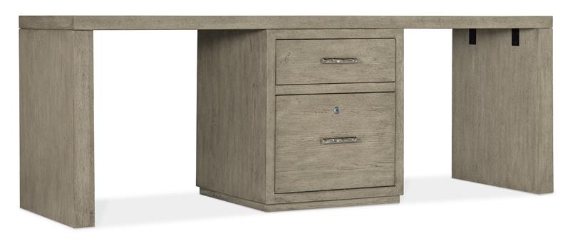 Linville Falls 84" Desk with One Centered File - 6150-10914-85