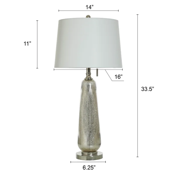 STYLECR KHL333603 MERCURY GLASS - KHL33360