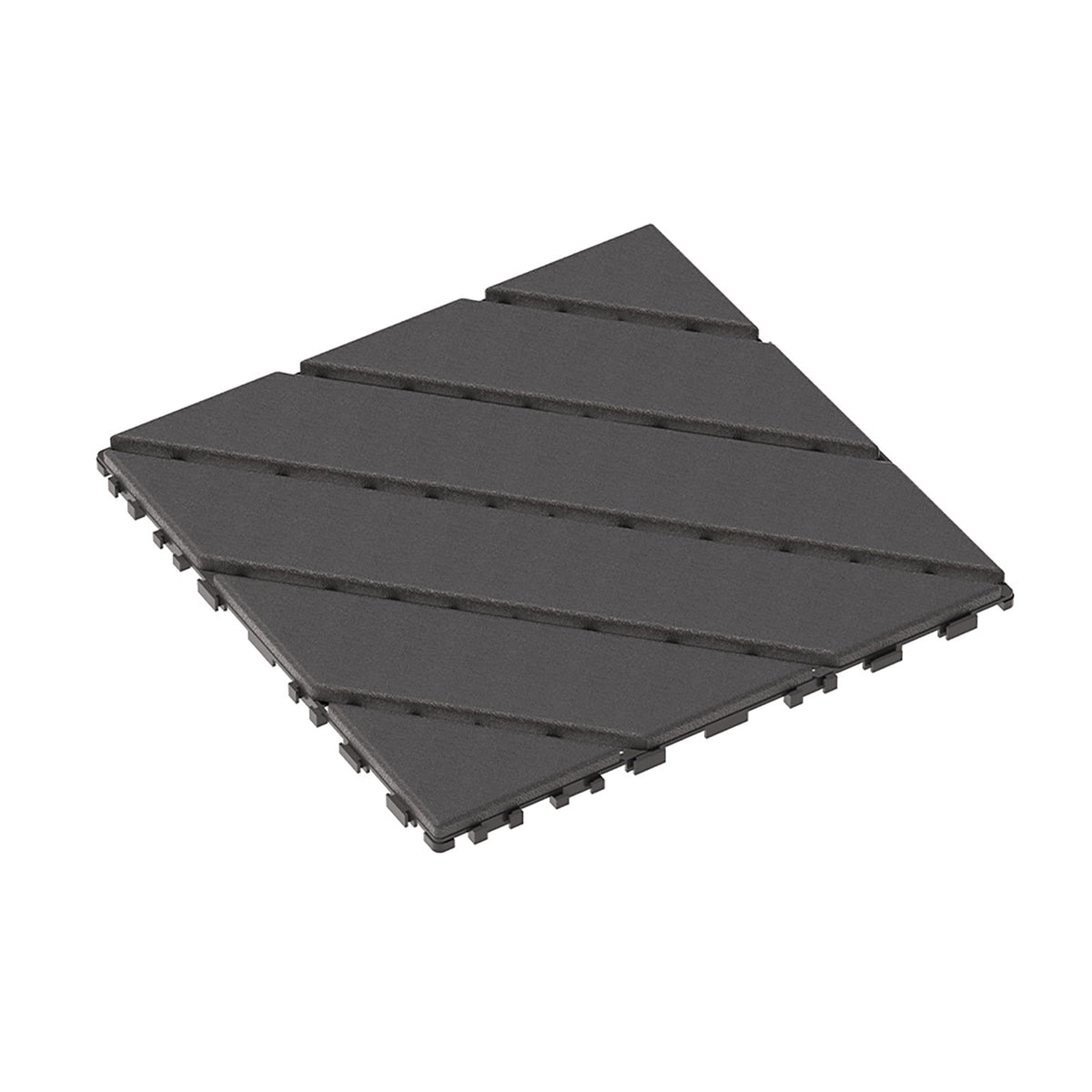 Durable Plastic Interlocking Deck Tiles, Waterproof Outdoor And Indoor Use