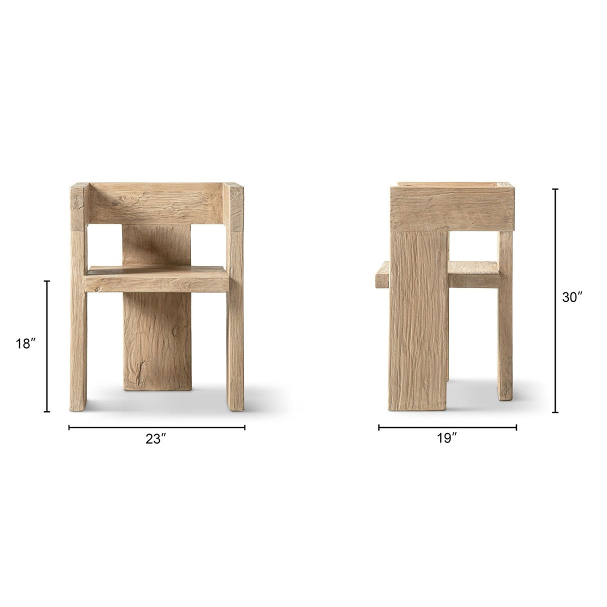 Avenel - Sculptural Block Accent Chair