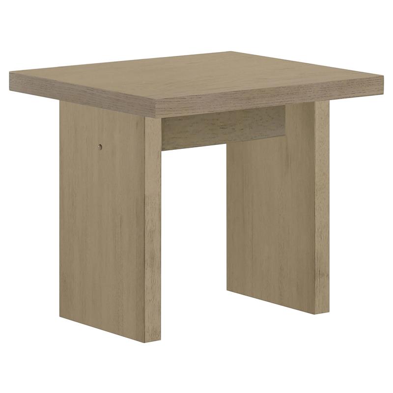 Decker Square Occasional Side End Table Natural Oak - 706467