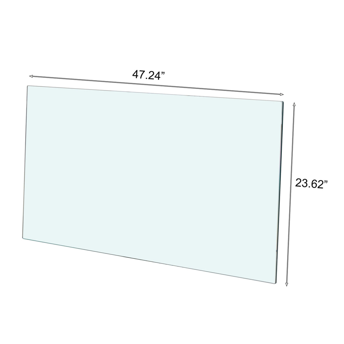 Square Tempered Glass Top
