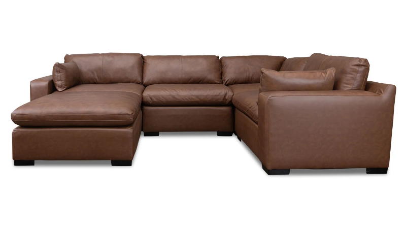 City Limits II 4-Piece Sectional & Ottoman - ARCDSCL+RACDSCL+LACDSCL+WEDSCL+OTDSCL
