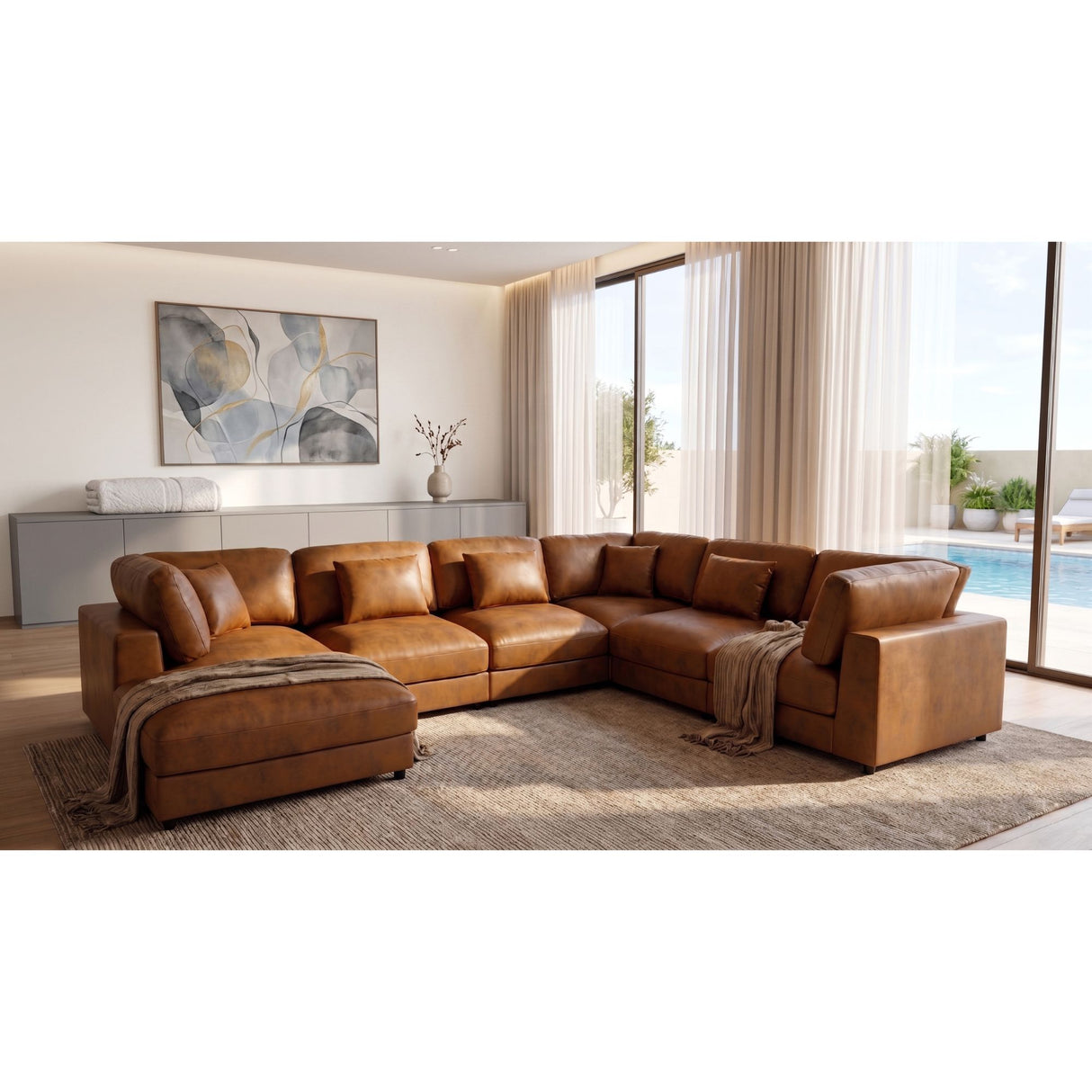 Modular Sectional With Removable Cushions