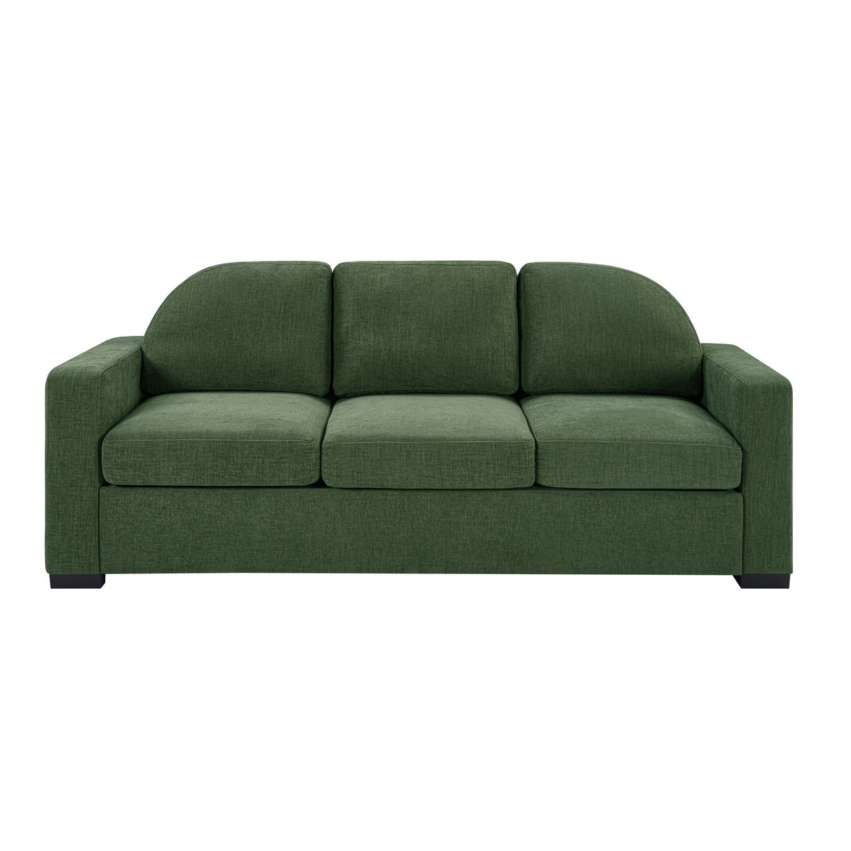 Modern 3 Seater Sofa With Curved Backrest