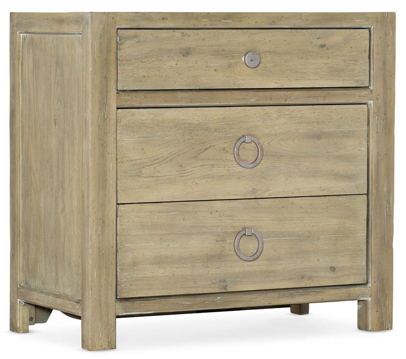 Surfrider Three-Drawer Nightstand - 6015-90016-80