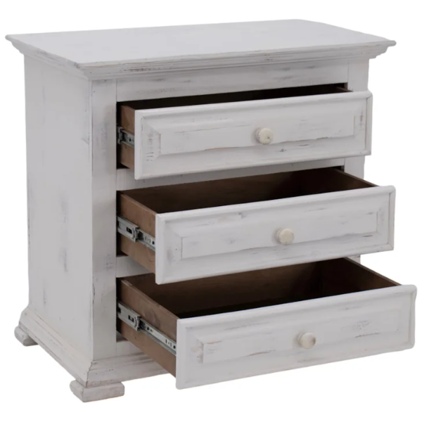 VB CHALET WHITE NIGHTSTAND 3 - 3701NTNW
