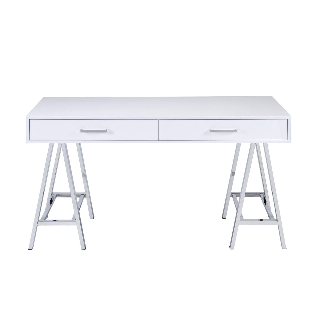 Coleen - High Gloss Writing Desk With USB