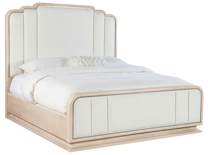 Nouveau Chic King Upholstered Bed - 6500-90866-80