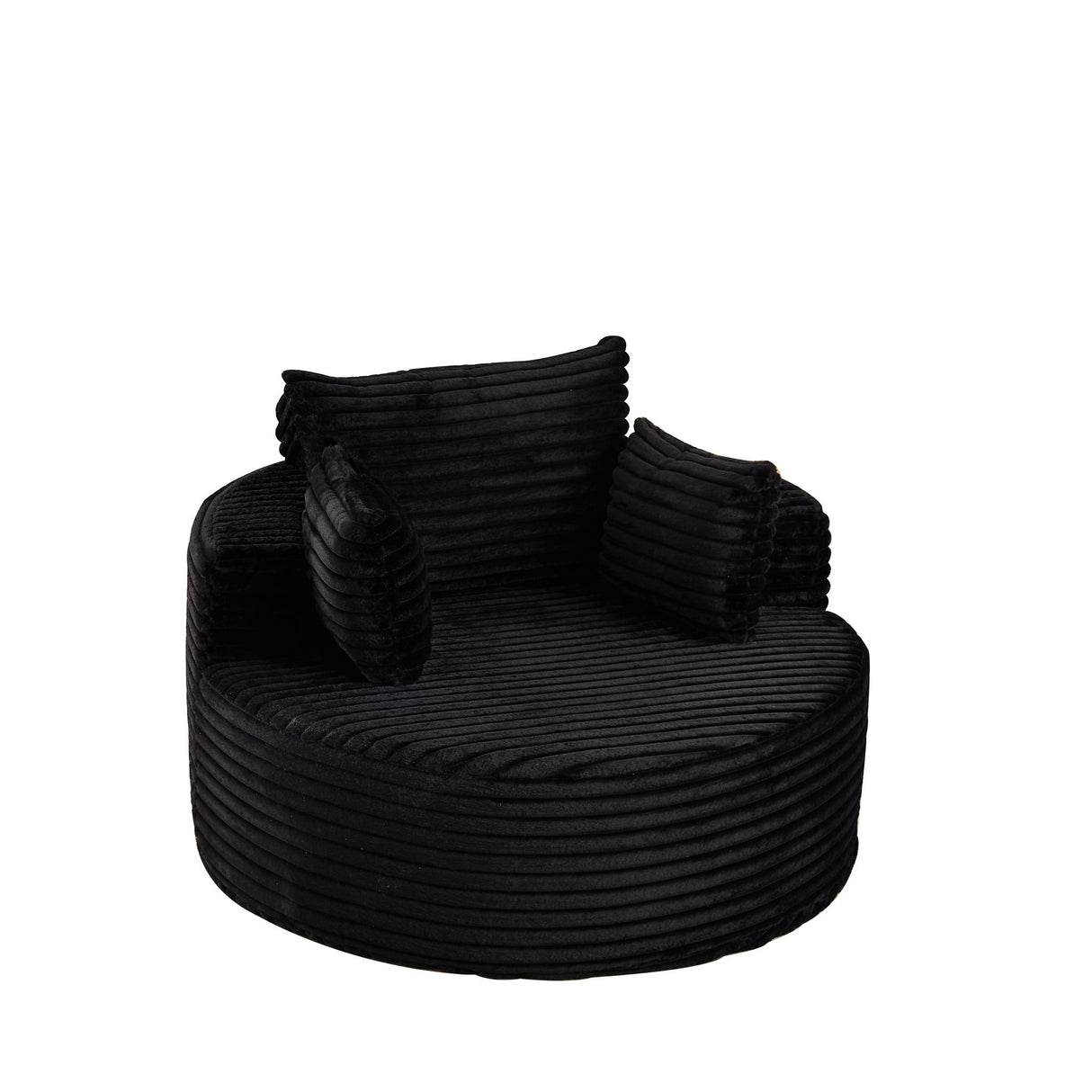 Modern Single Sofa With Backrest Pillow For Living Room