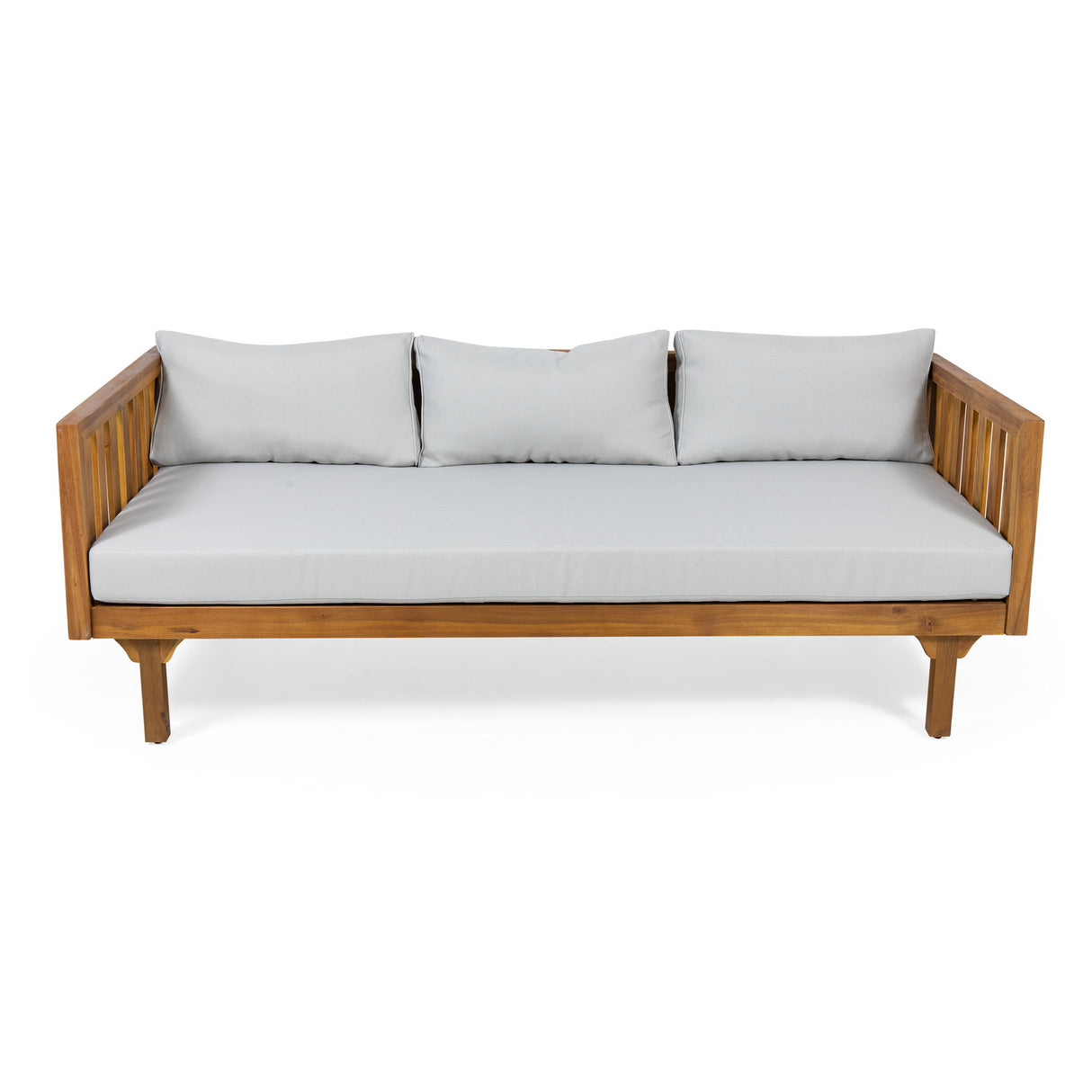 Claremont - 3 Seater Daybed Teak Acacia Wood Water Resistant Cushions