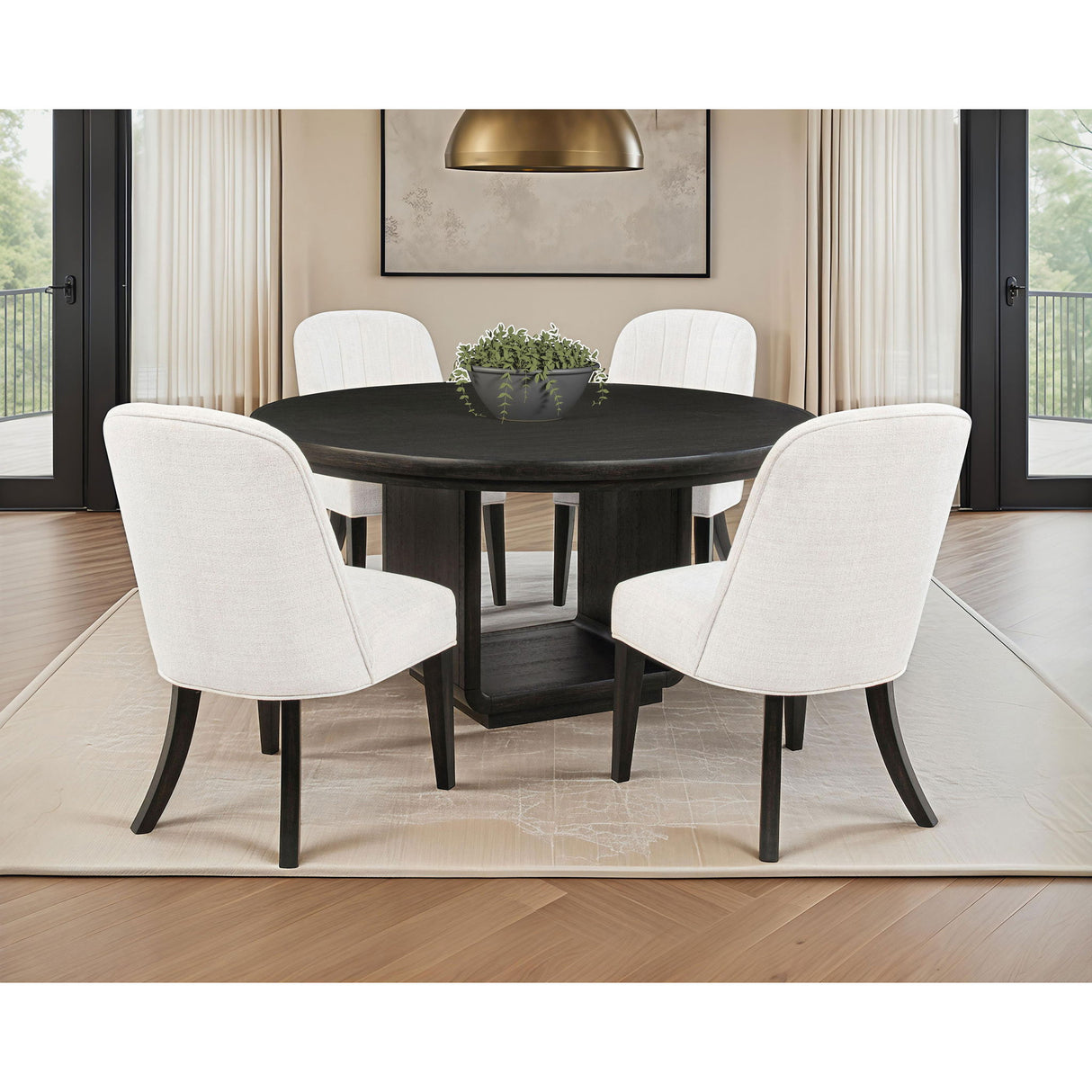 Bangor - Round Dining Table Set With Chairs