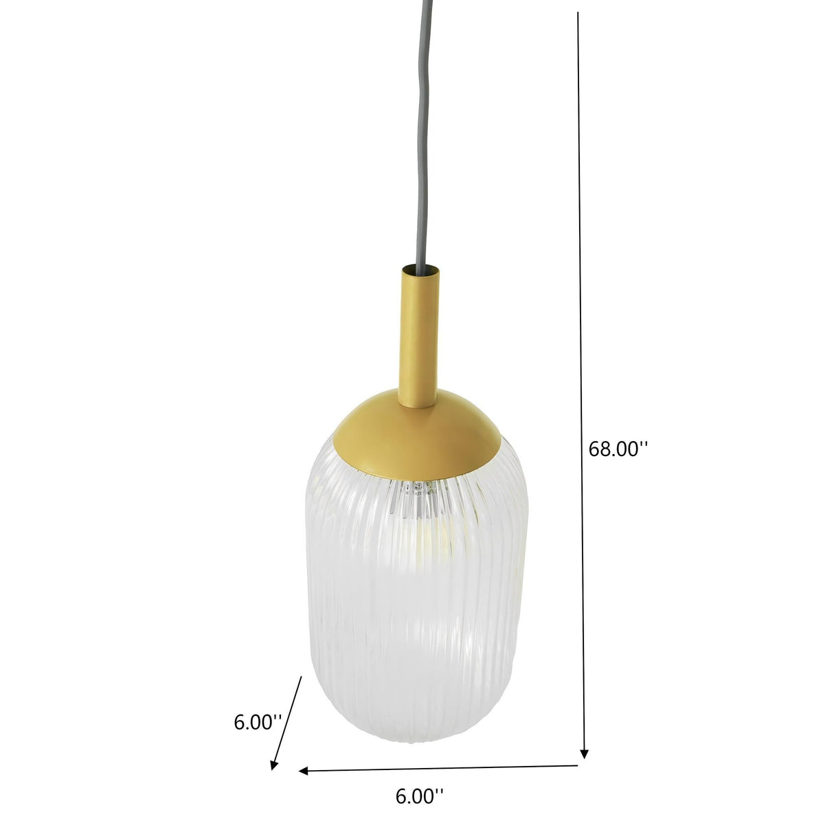 Gemma - Pendant Lamp - Gold
