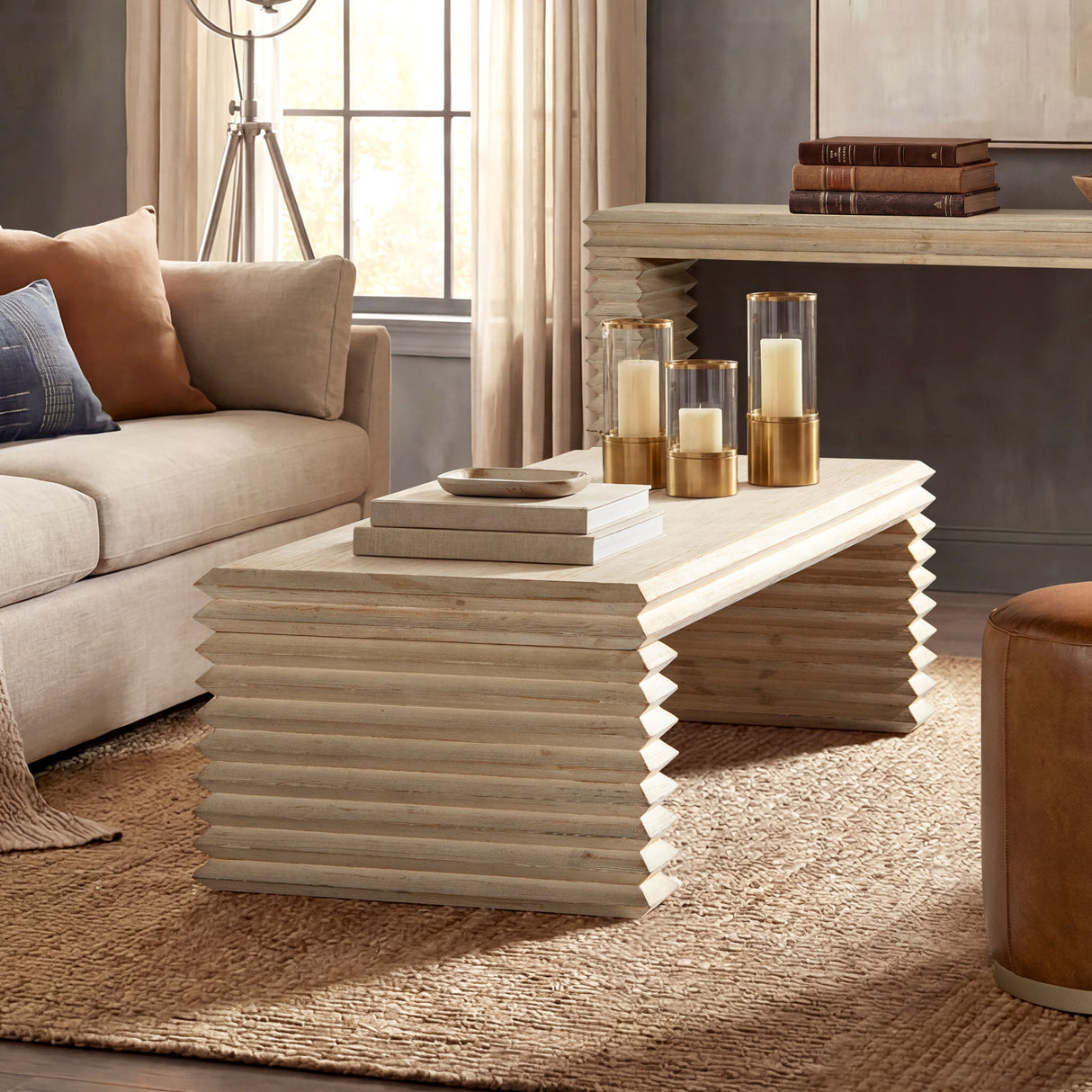 Veda - Geometric Waterfall Table