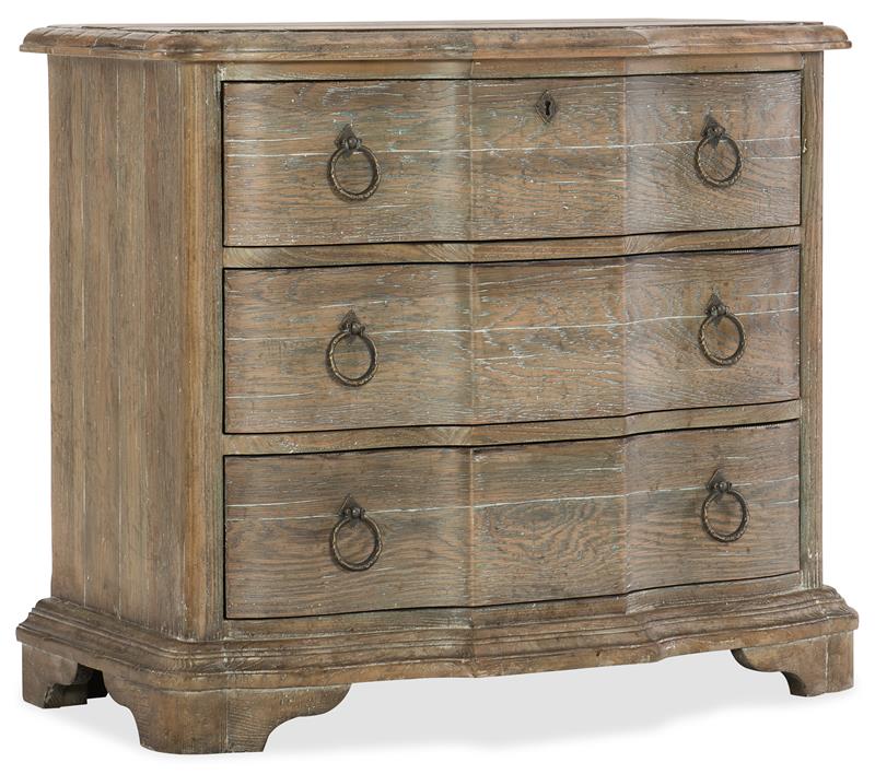 Boheme Bastogne Three-Drawer Nightstand - 5750-90016-MWD