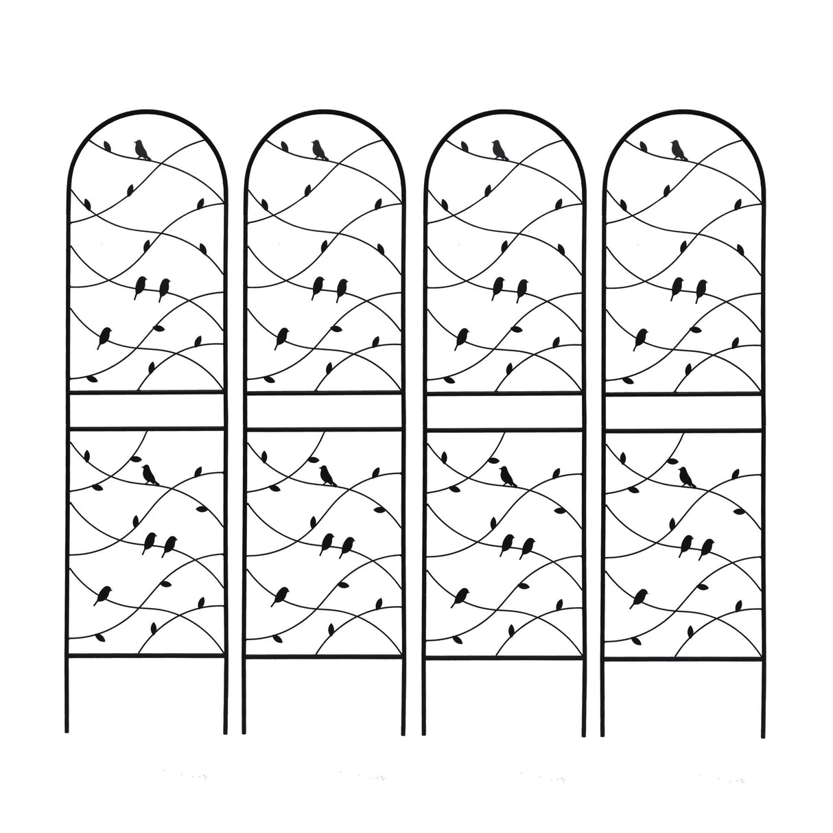 Garden Rustproof Trellis For Climbing Plants
