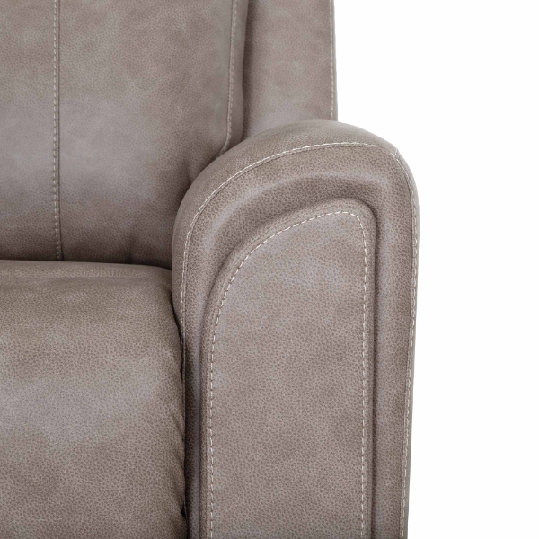 FRANK ARGENT GRAY FABRIC RECLINER - FRANK 4730 3429-22 ARGENT GRAY FABRIC RECLINER