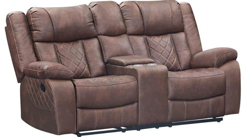 ZSTAD 4380205 LUX BROWN LOVESEAT #420 - 4380205