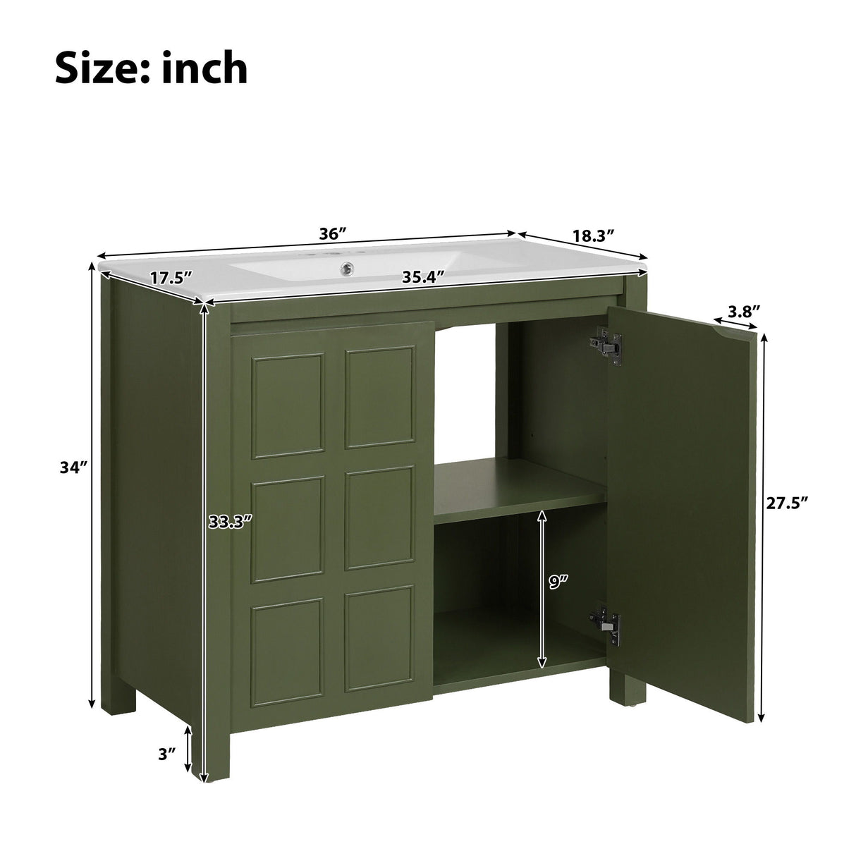 Bathroom Vanity Organizer With Sink, Combo Cabinet Set, Bathroom Storage Cabinet