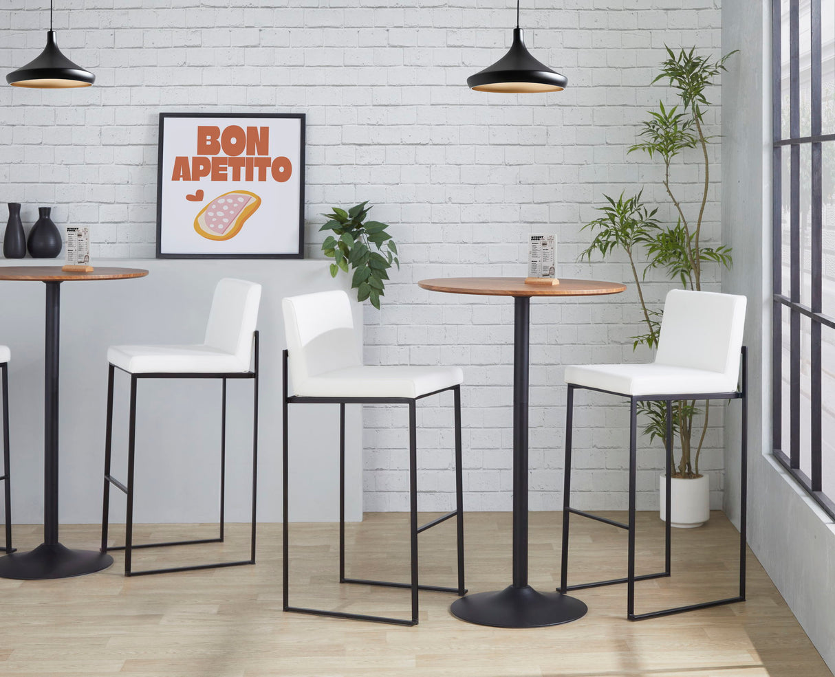 Fuji - Contemporary High Back Barstool Elegant Design
