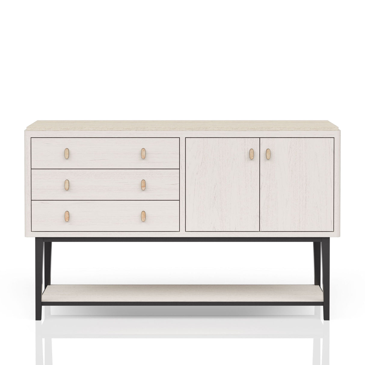 Server With Base - White