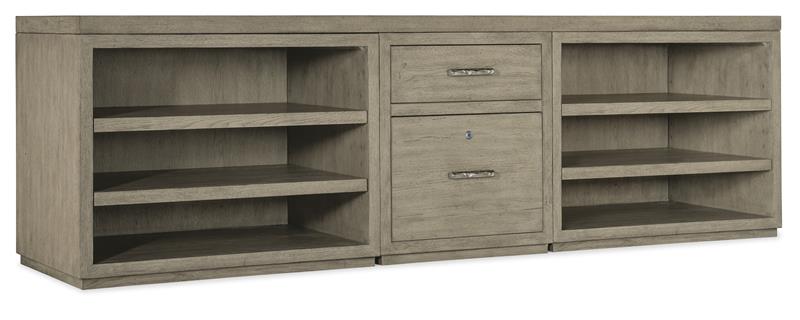 Linville Falls 96" Credenza with File and Two Open Desk Cabinets Credenza - 6150-10930-85