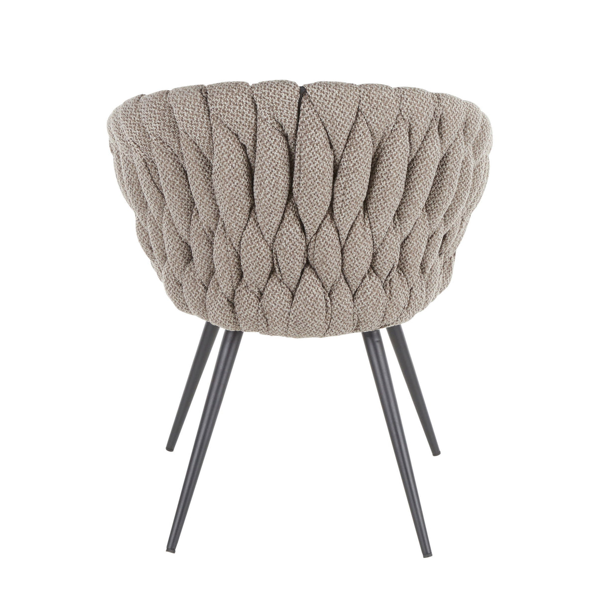 Matisse - Braided Contemporary Chair - Gray