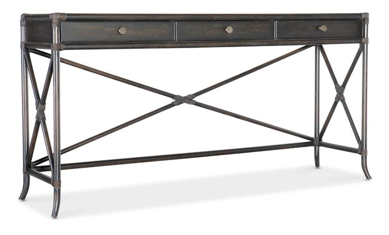 Retreat Pole Rattan Console - 6950-80171-99