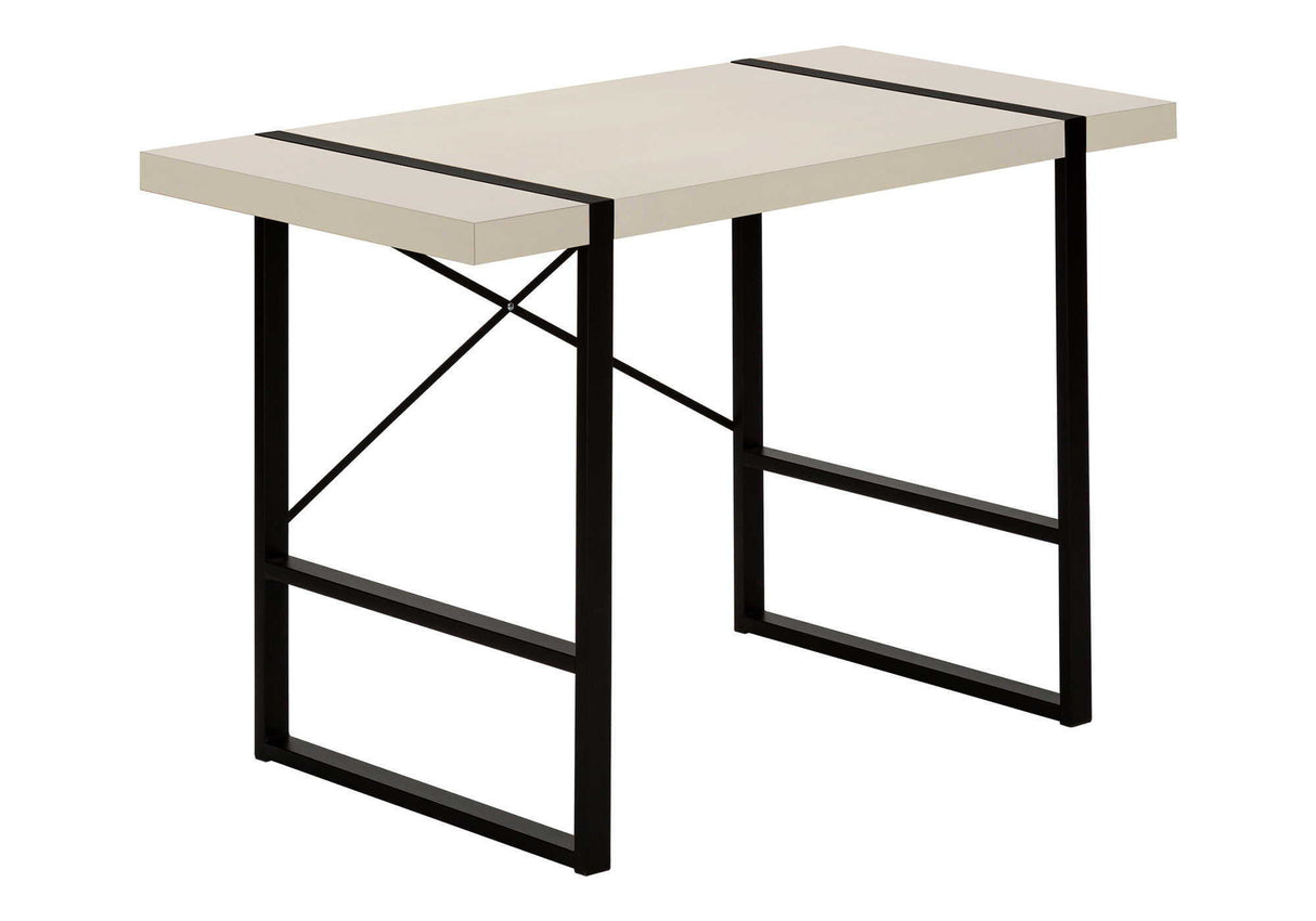 Computer Desk For Home Office, Laptop, Contemporary, Versatile Placement - Beige
