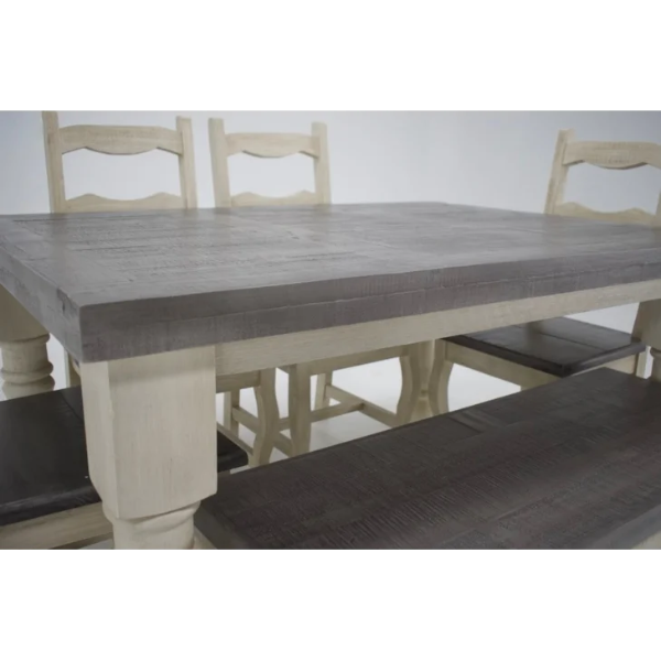 Mansion Big Leg Table Dove Terra Top MES55A - M2DT1