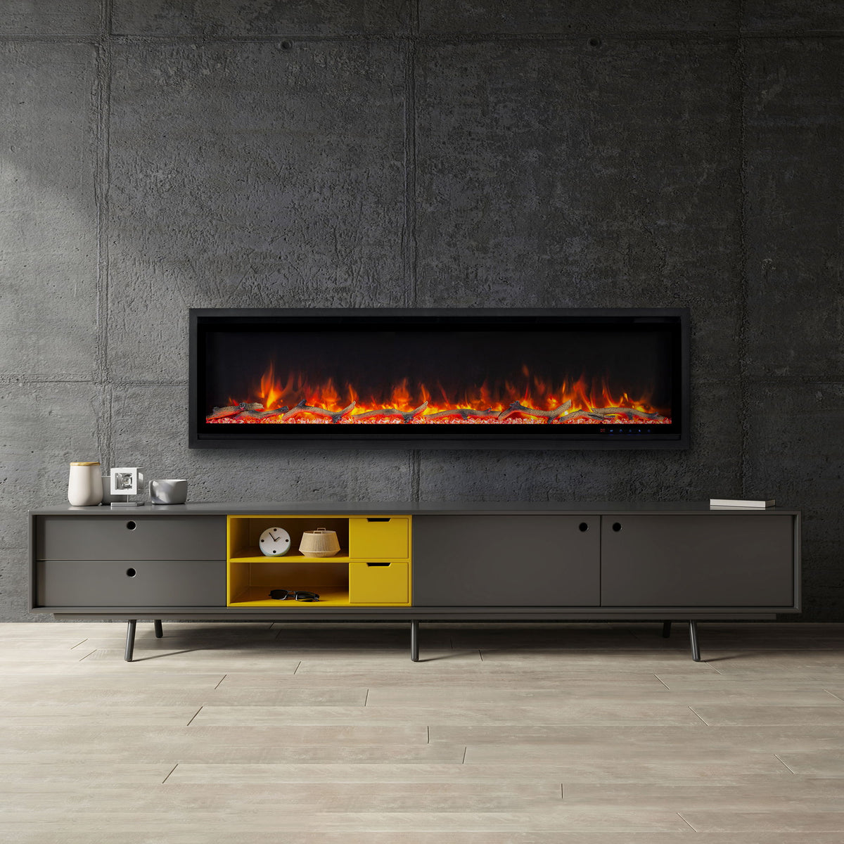 Electric Fireplace, Smart Controls