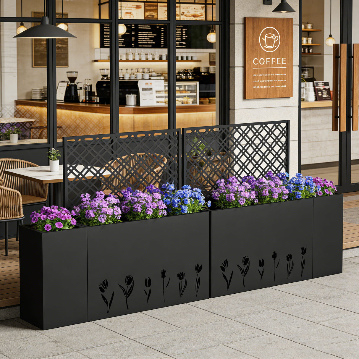 Tall Planter Raised Garden Bed With Trellis