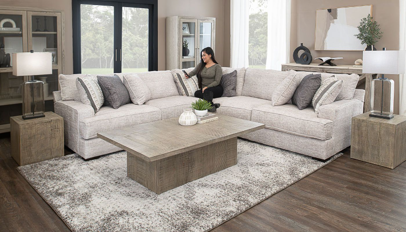 Parker 3-Piece Sectional - LASDSPLV+RASDSPLV+WEDSPLVA