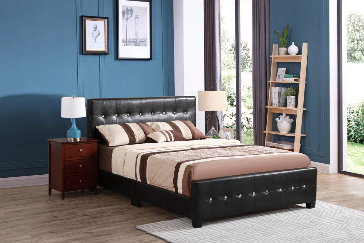 Queen Bed For All Styles - Black