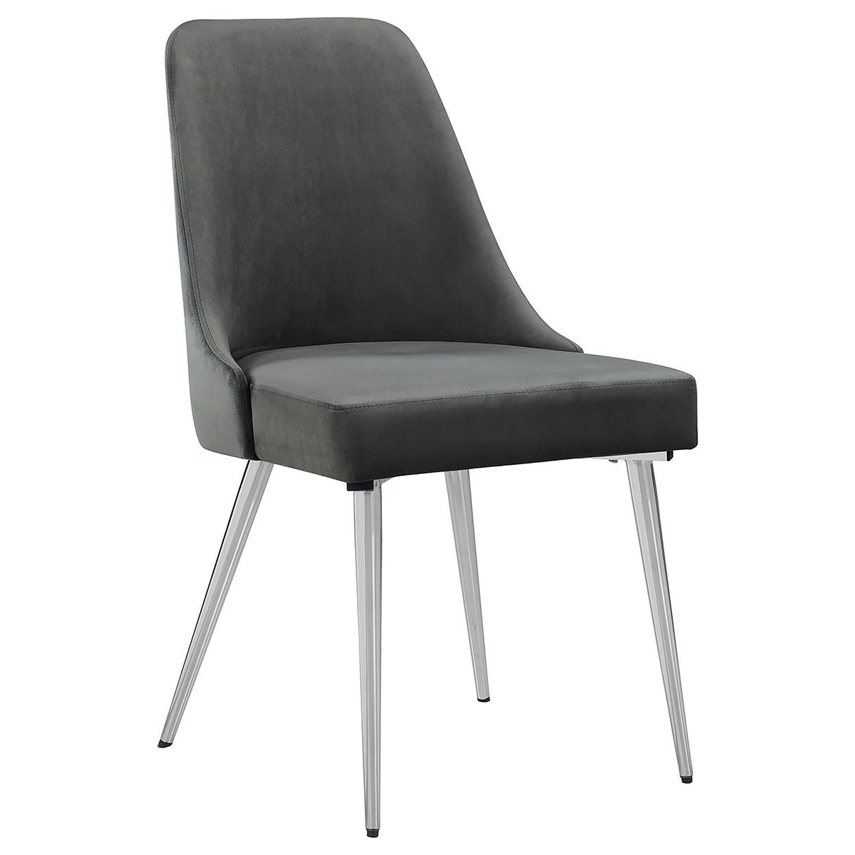 Side Chairs Upholstered With Tapered Legs (Set of 2)