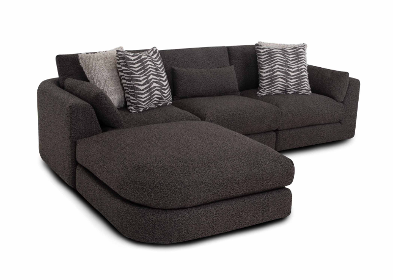 Laney Sofa w/ Ottoman - 93804x2+93803+93819