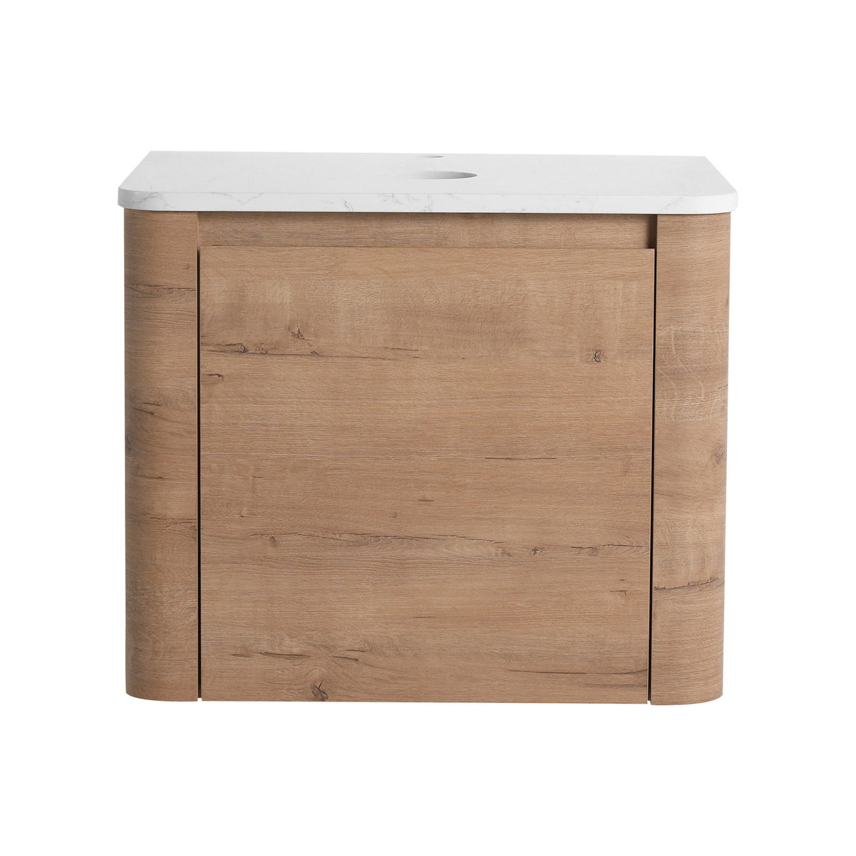 24" Wall Mounted Bathroom Vanity With Soft Close Door, Excluding Sink - Imitative Oak