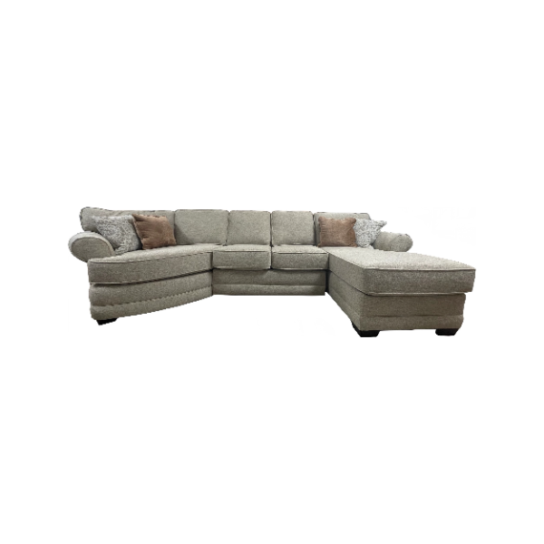 Sassandra Jute Sectional - 5630-05+5630-94+5630-43