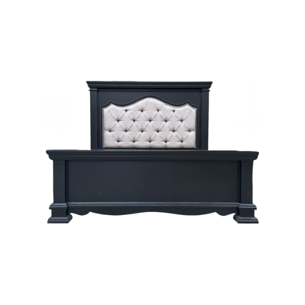 Z Castle Black Queen Padded Bed0 - CASTQHBP+CASTQFBP+CASTQRSP