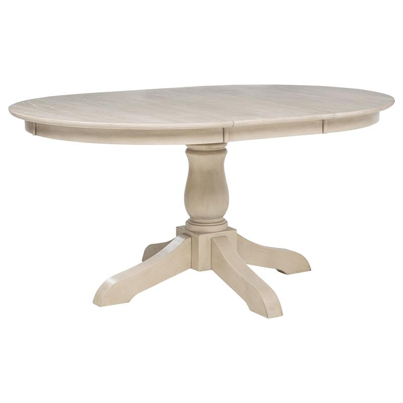 Orrison Oval 62-inch Wood Extension Leaf Dining Table Linen - 121261