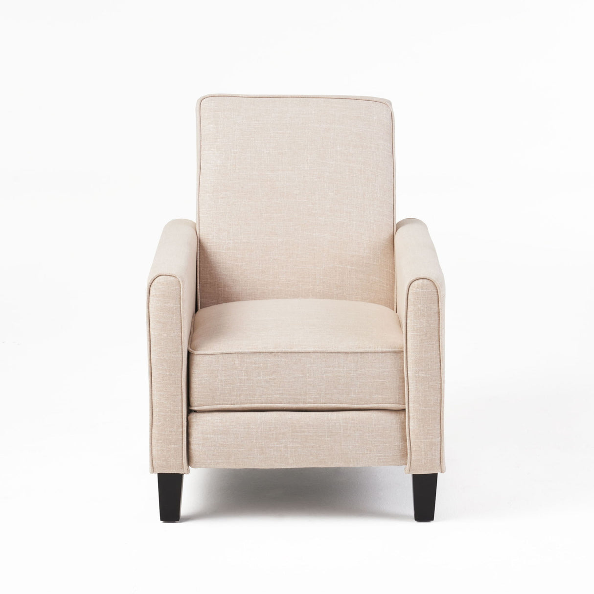 Upholstered Push Back Recliner Chair For Living Room