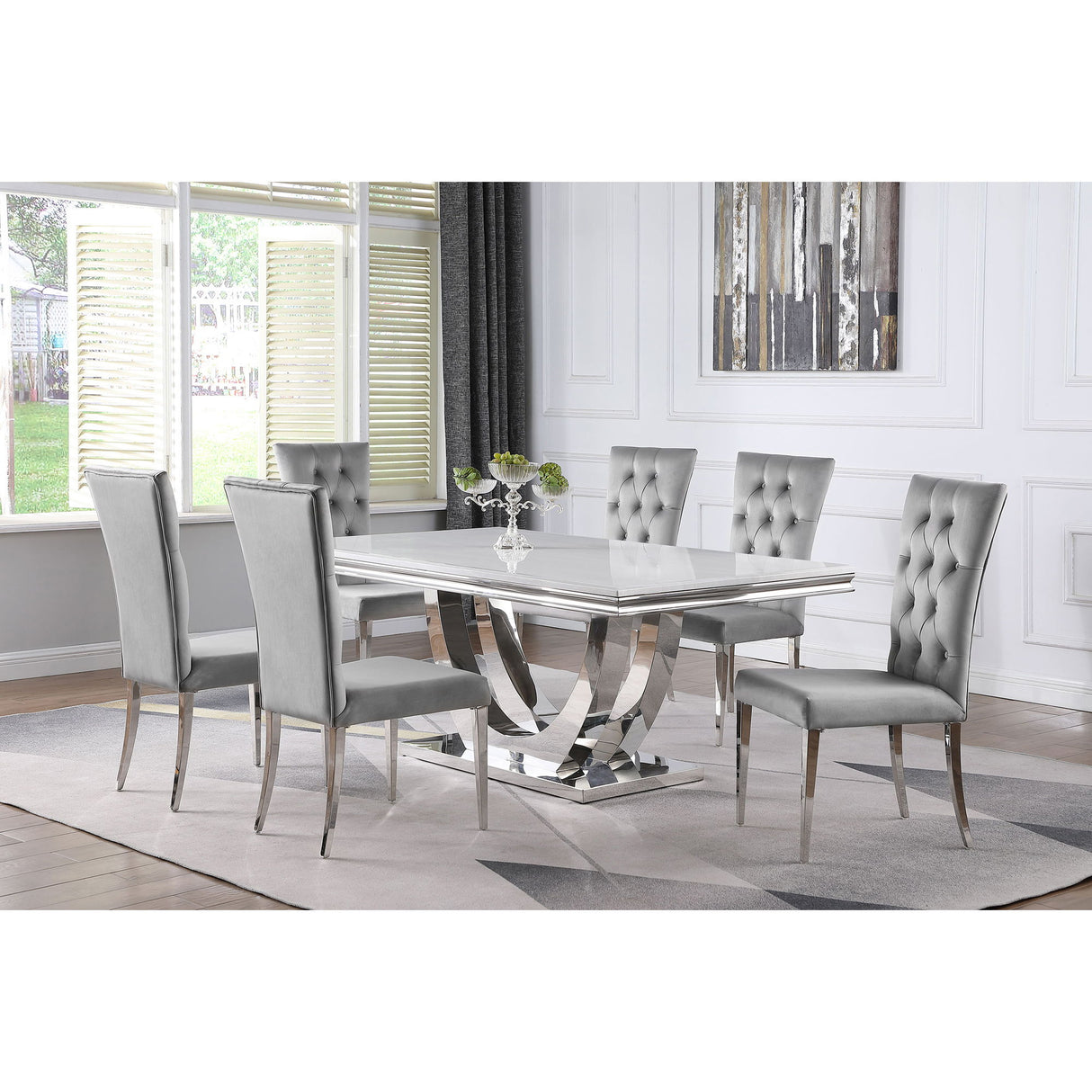 Kerwin - Dining Table Set With Upholstered Chairs