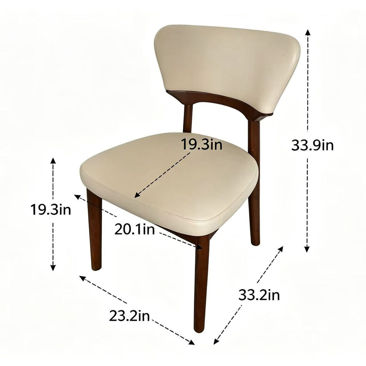 Dining Chair - Beige Brown