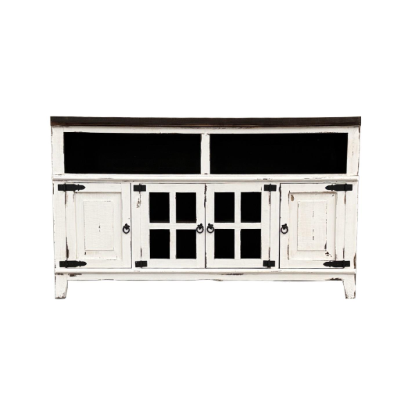 VM MONTERREY 60" TV STAND, RIO WHITE - MONT60W