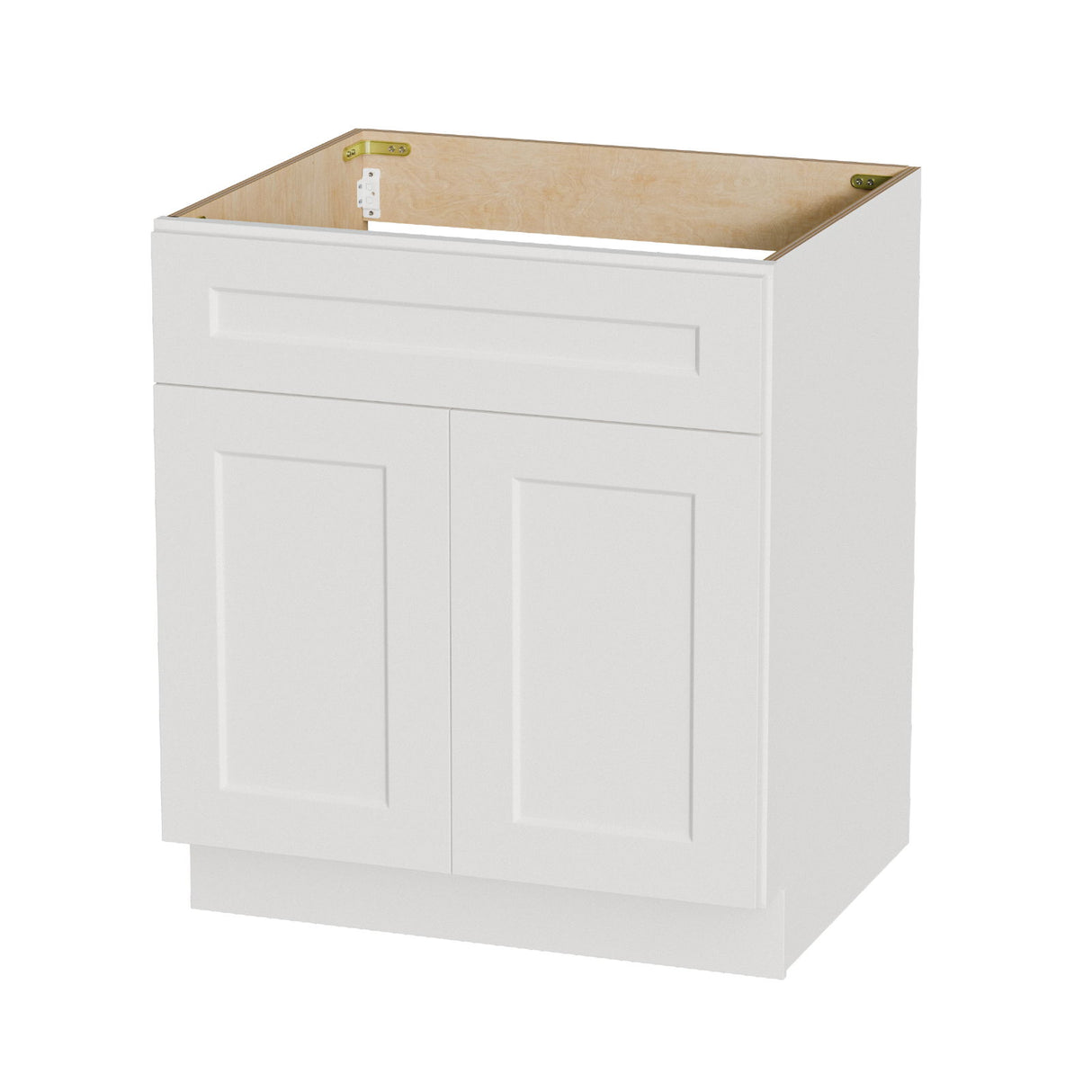 Shaker Base Cabinet With Soft-Close Drawer & Double Doors, Adjustable Shelf