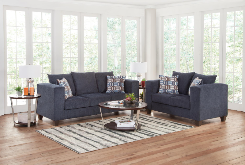 DELTA 1900-06S NAVY SOFA - 1900-06S